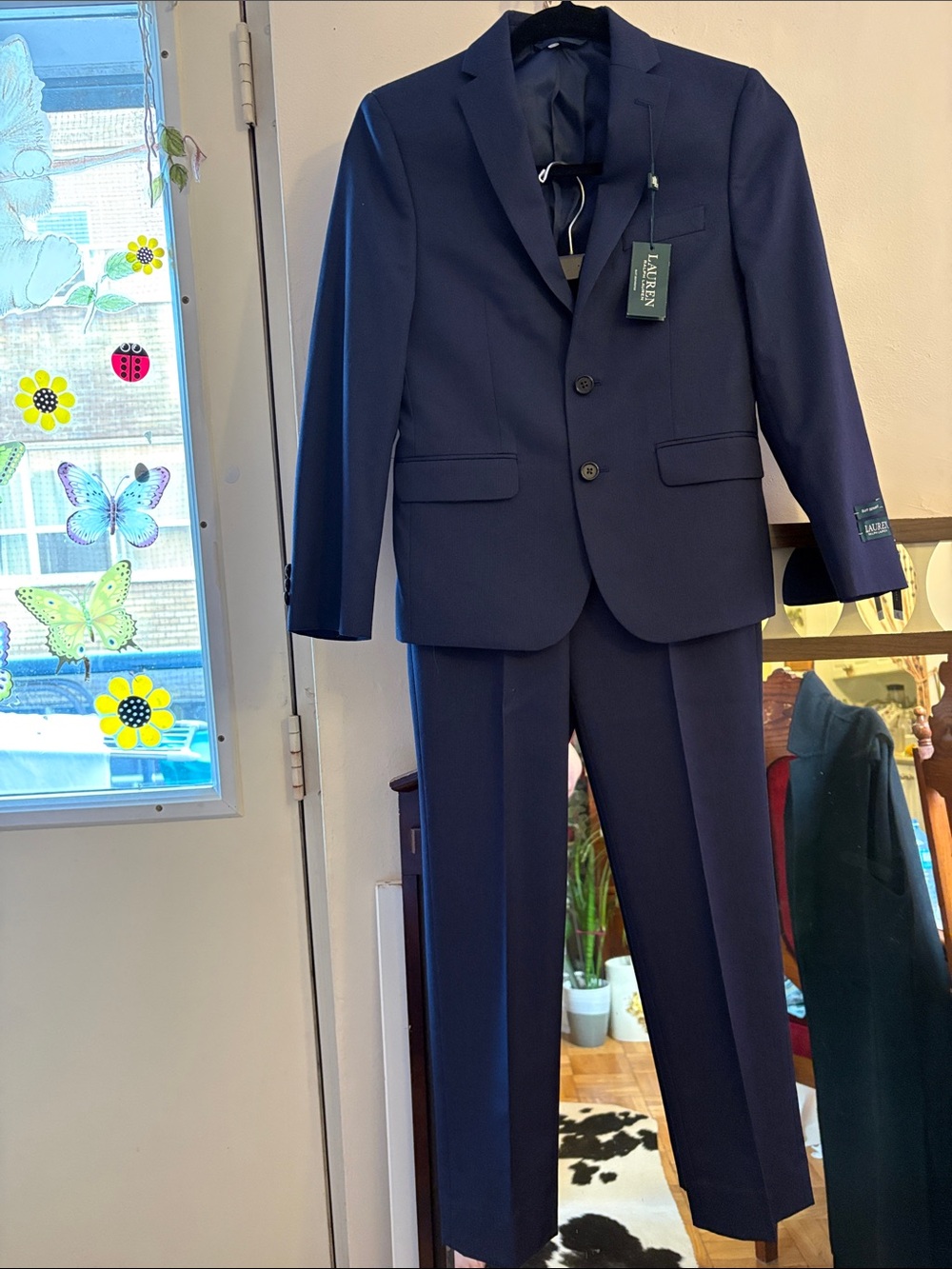 Lauren Ralph Lauren Navy Blue Boys' Suit - 2-Piece Formal Set